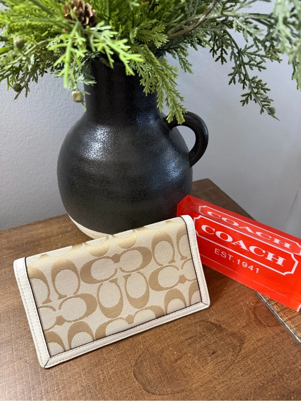 Coach Vintage Signature C Continental Wallet